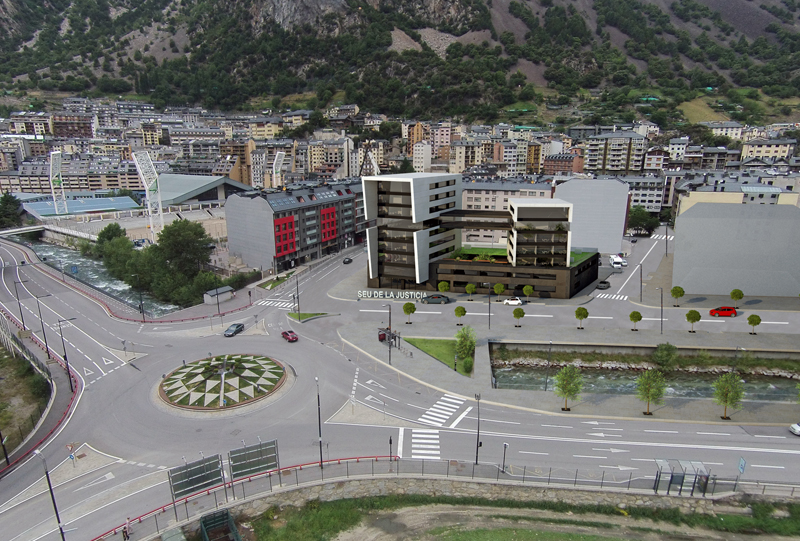 render exterior seu de la justicia